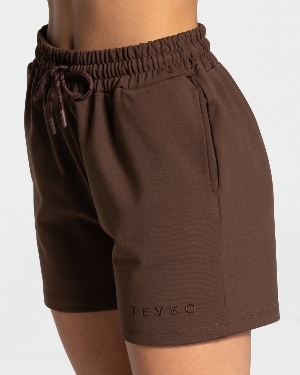TEVEO Charming Oversized Shorts Braun | 824356GZI