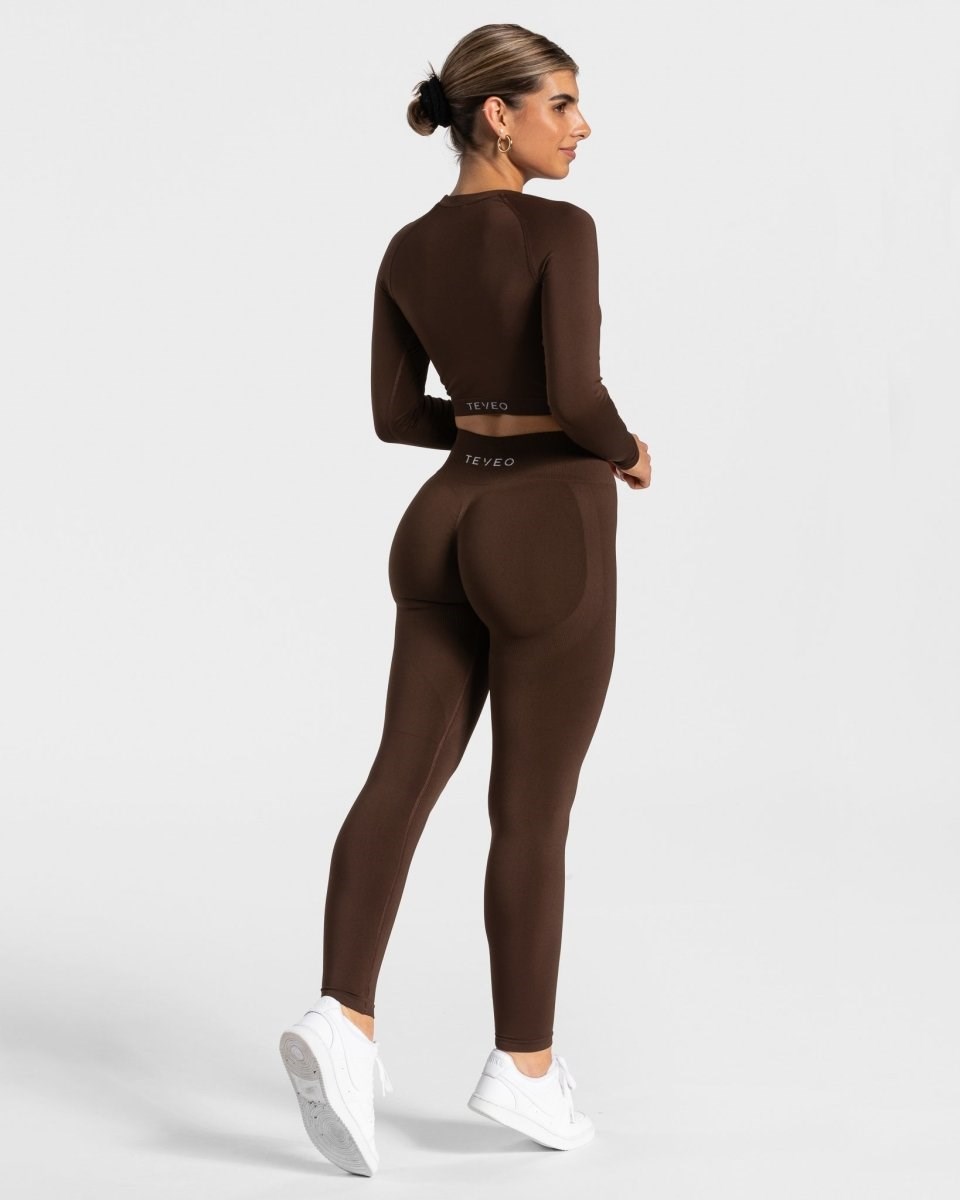 TEVEO Charming Scrunch Leggings Braun | 358612APC