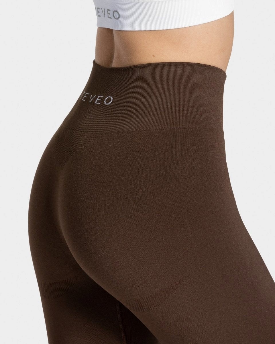 TEVEO Classy Leggings Dunkelbraun | 569340KSH