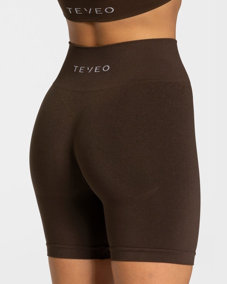 TEVEO Classy Shorts Dunkelbraun | 721850QFR