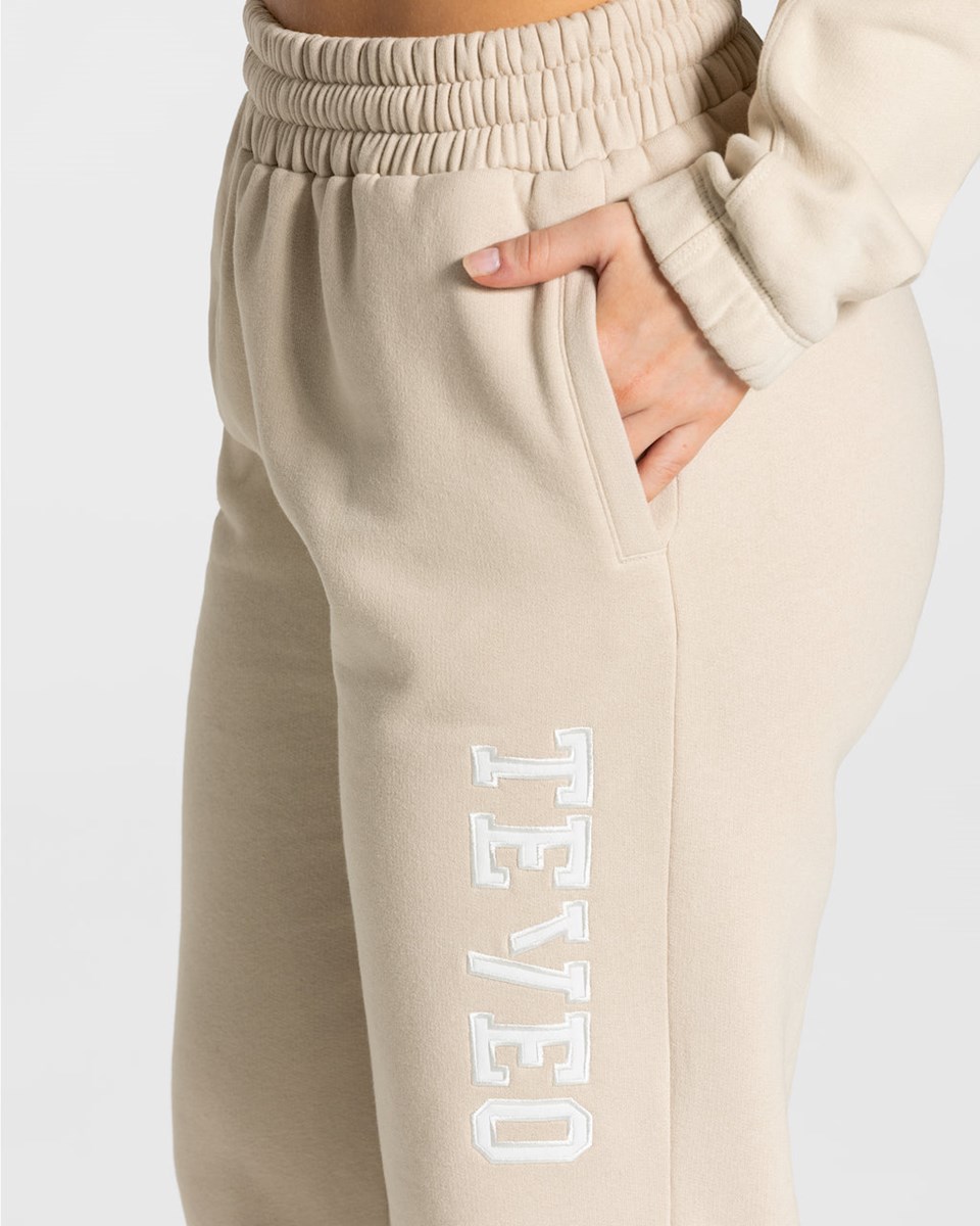 TEVEO College Oversized Jogger Beige | 073549MHZ