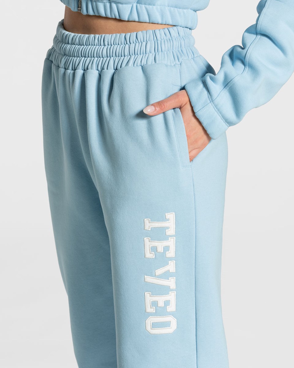 TEVEO College Oversized Jogger Blau | 804561DTM