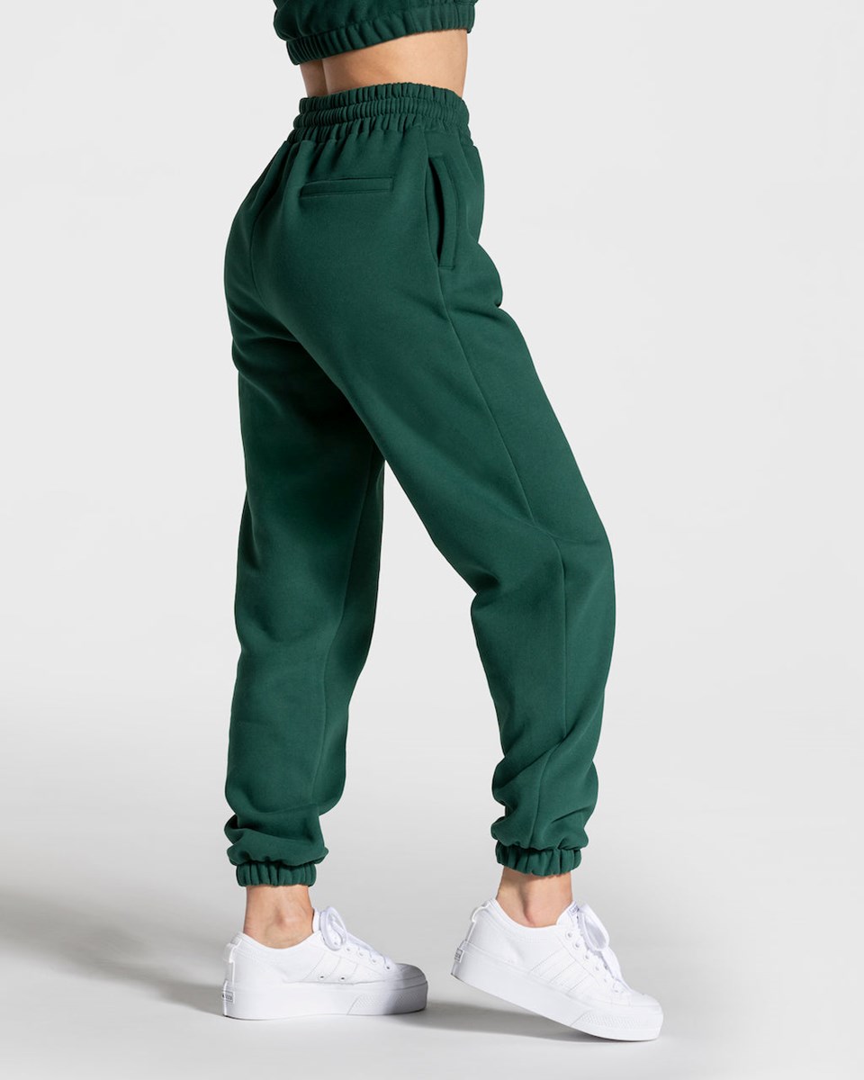 TEVEO College Oversized Jogger Dunkelgrün | 481730UHJ
