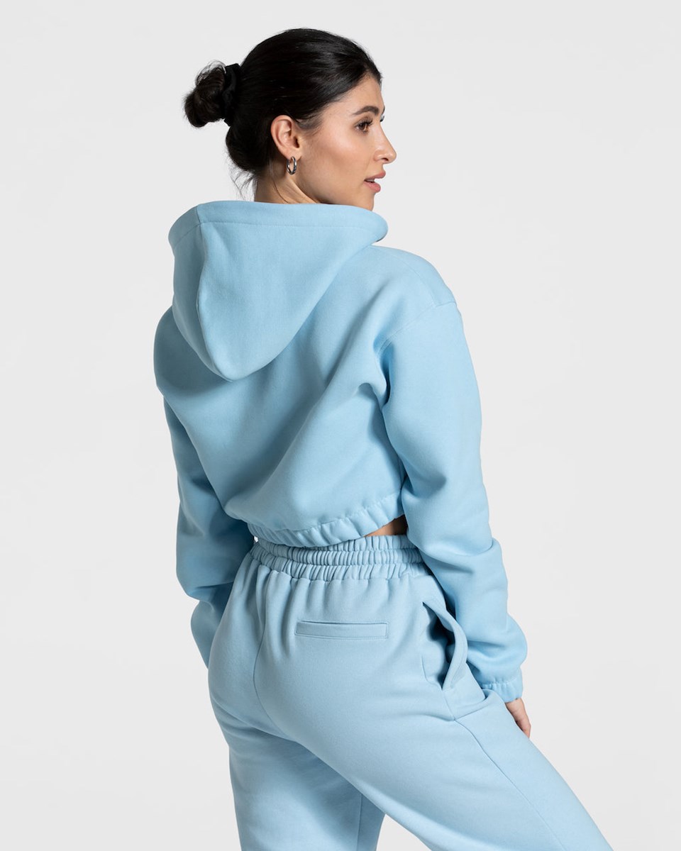 TEVEO College Zip Hoodie Blau | 483906WRO