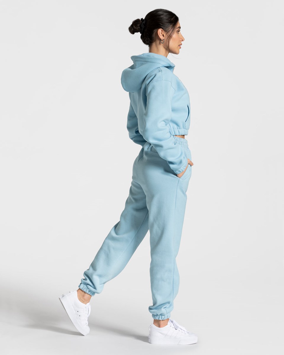 TEVEO College Zip Hoodie Blau | 483906WRO