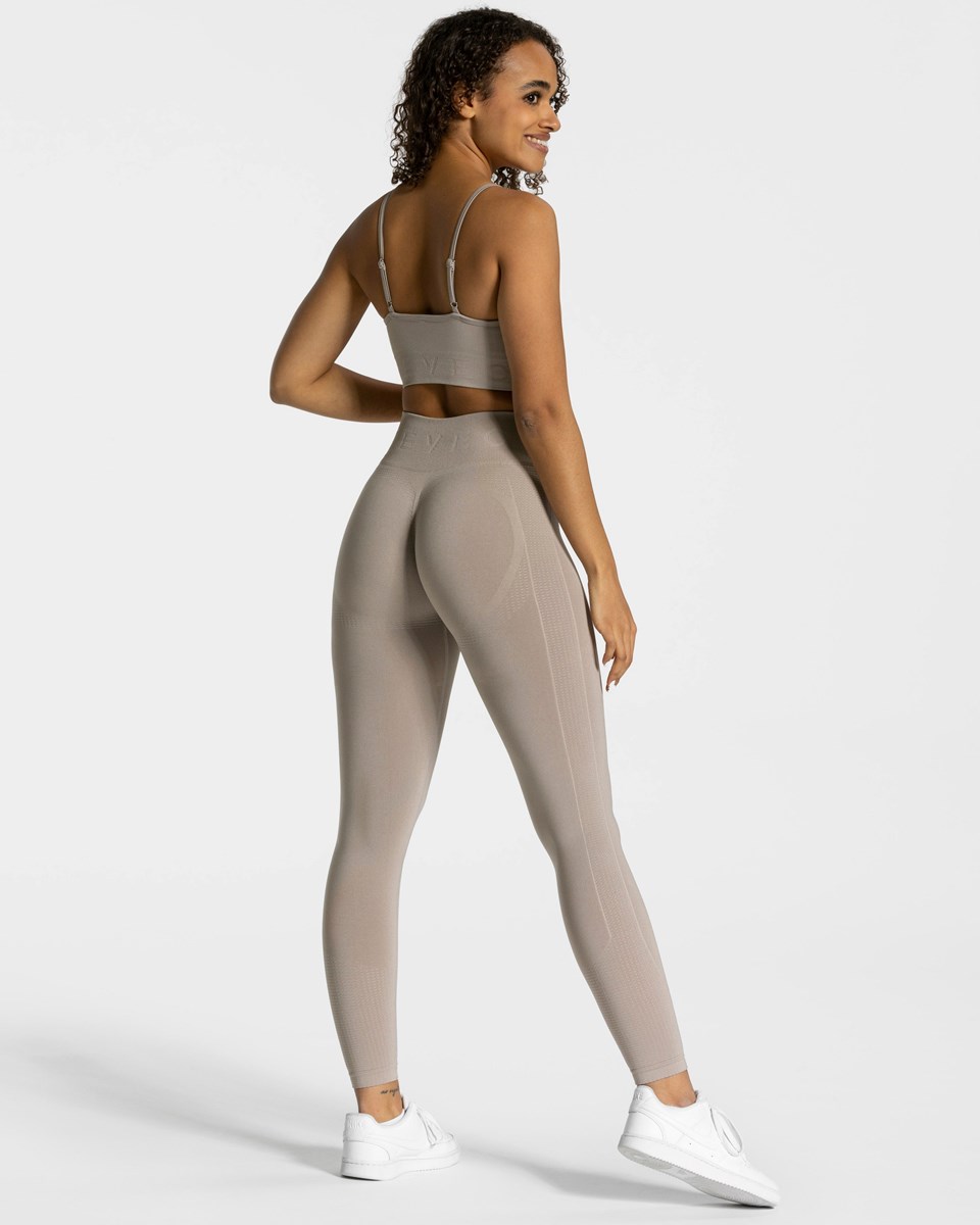 TEVEO Focus Scrunch Leggings Dust | 918246DZC