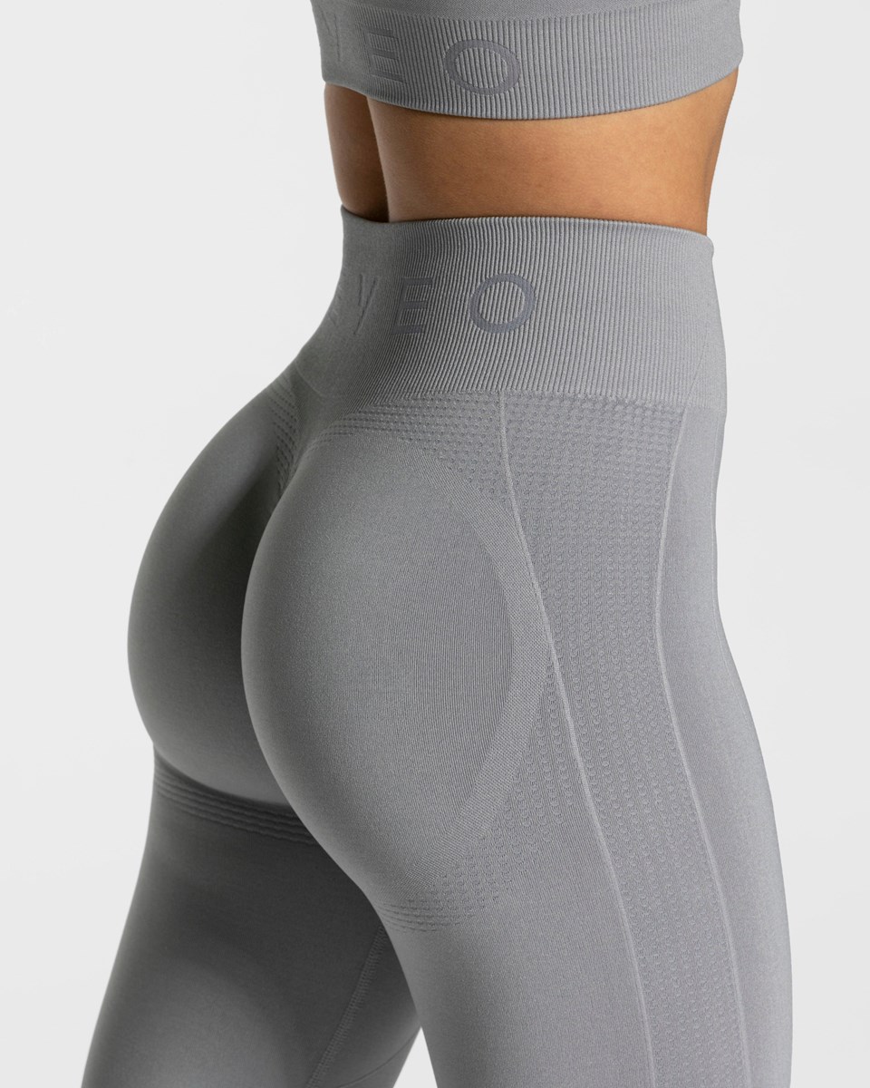 TEVEO Focus Scrunch Leggings Gray | 439672QNL