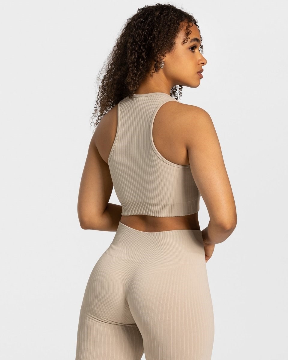 TEVEO Golden Asymmetric Top Beige | 958610FMR