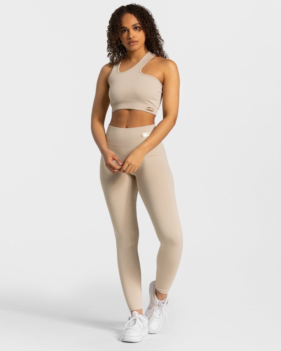 TEVEO Golden Asymmetric Top Beige | 958610FMR