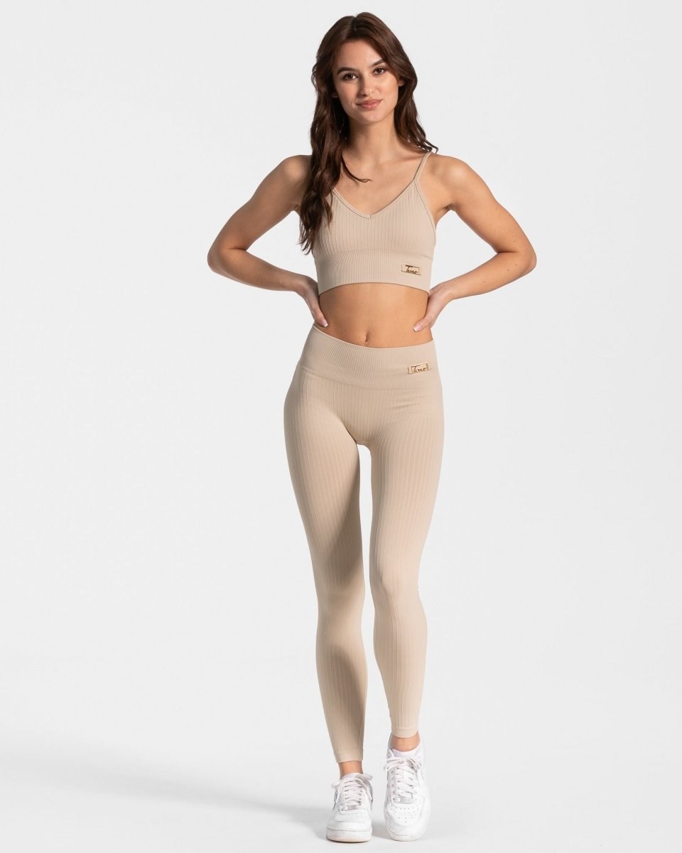 TEVEO Golden Leggings Beige | 829041BEG
