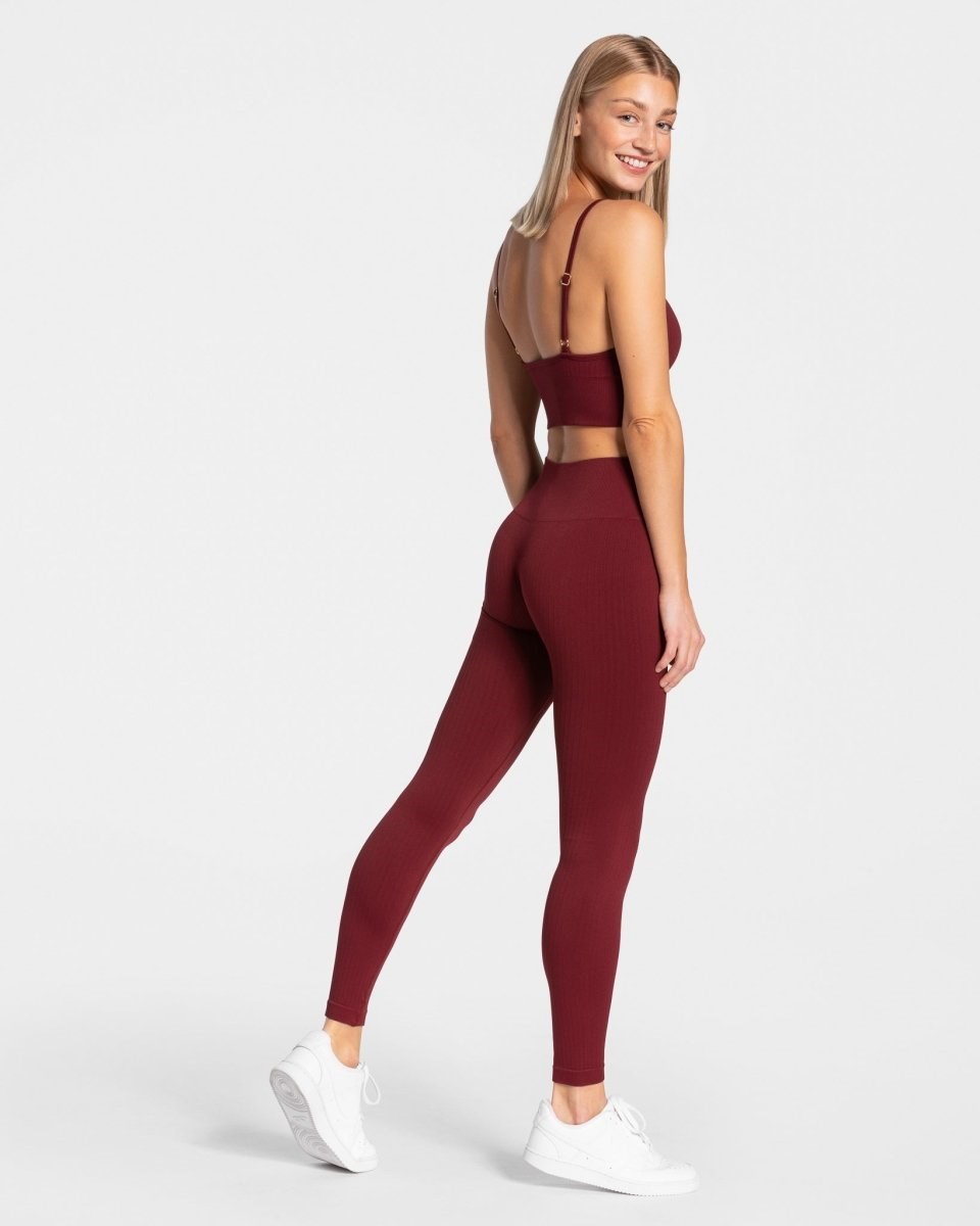TEVEO Golden Leggings Bordeaux | 128769LYC