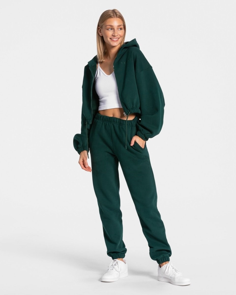 TEVEO Iconic Oversized Jogger Dunkelgrün | 107489CVF