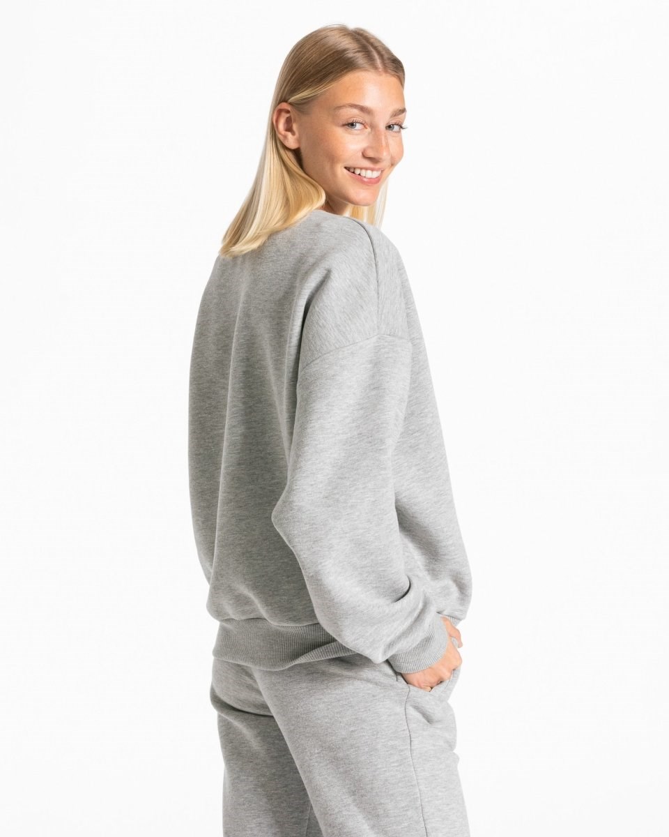 TEVEO Iconic Oversized Pullover Gray | 829064XJG