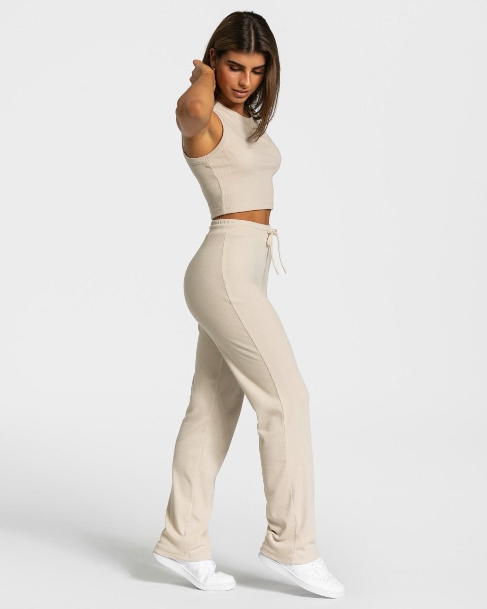 TEVEO Lounge Pants Beige | 618279FTA