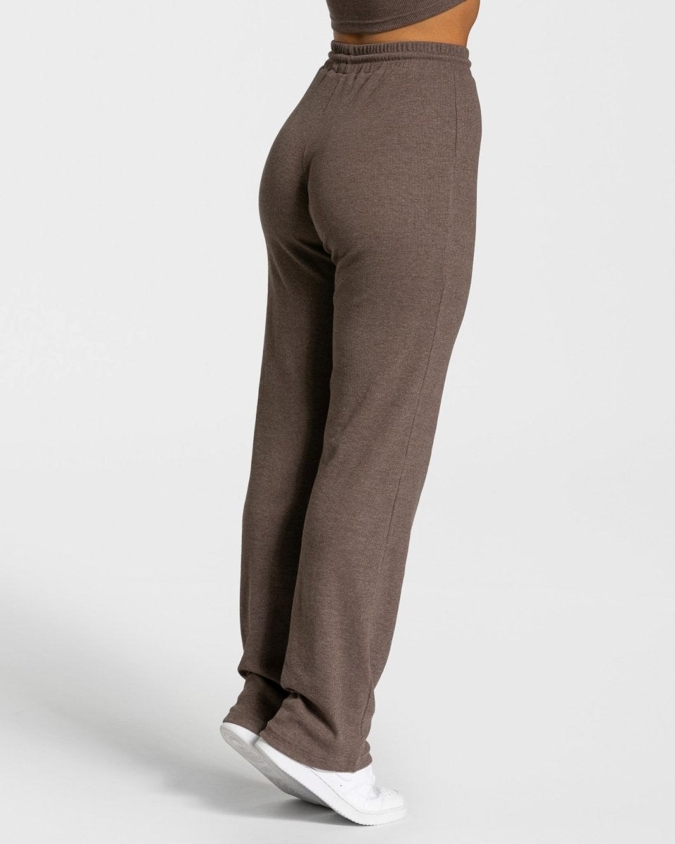 TEVEO Lounge Pants Dunkelbraun | 942680MPX