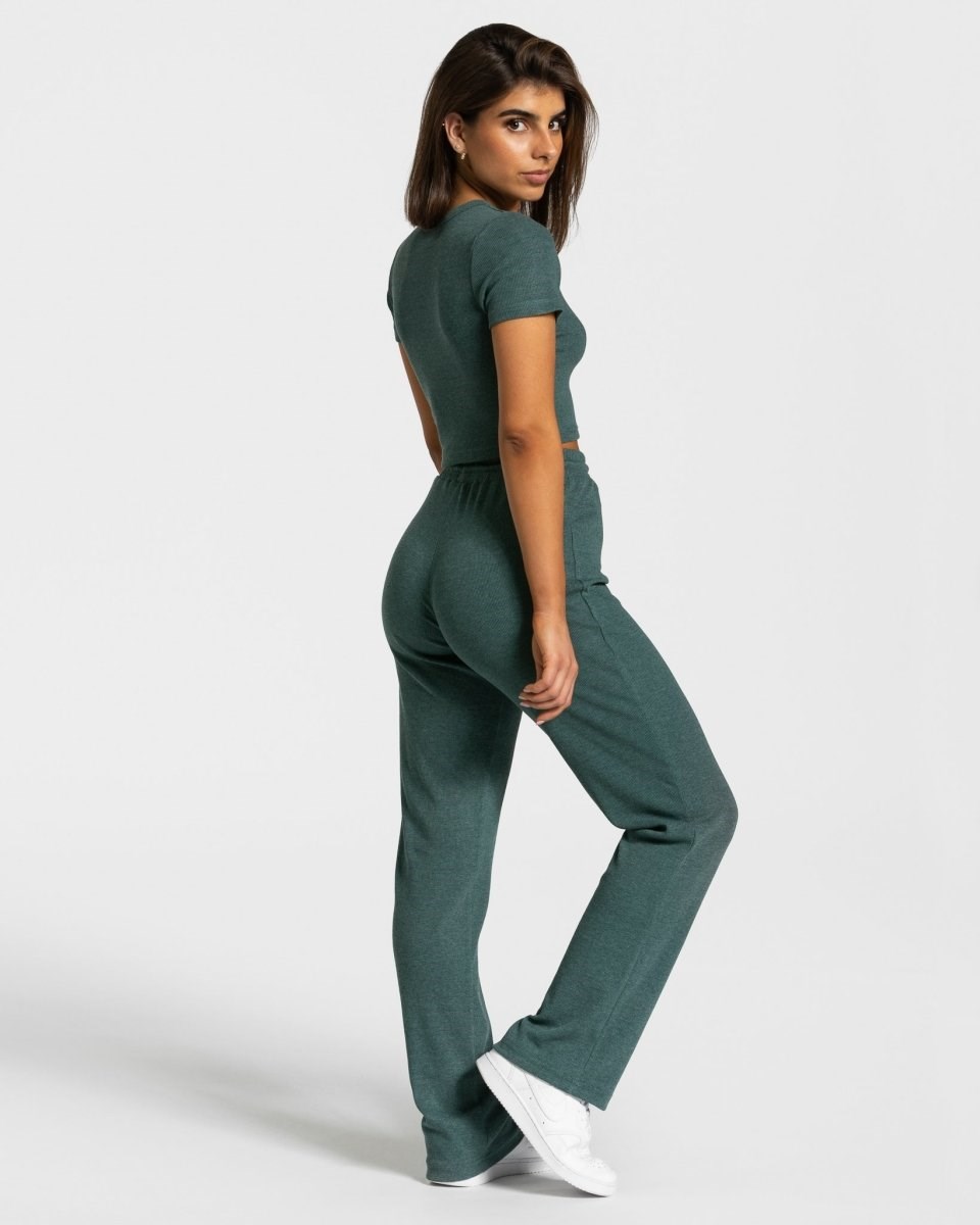TEVEO Lounge Pants Dunkelgrün | 136294NUJ