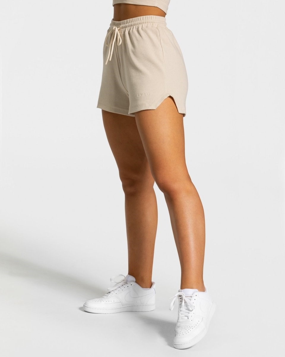 TEVEO Lounge Shorts Beige | 156970PWB