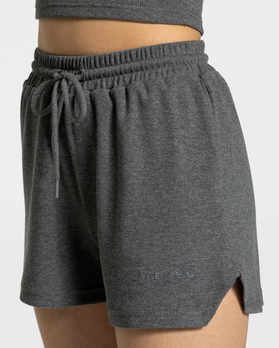 TEVEO Lounge Shorts Dunkelgrau | 604792AKP