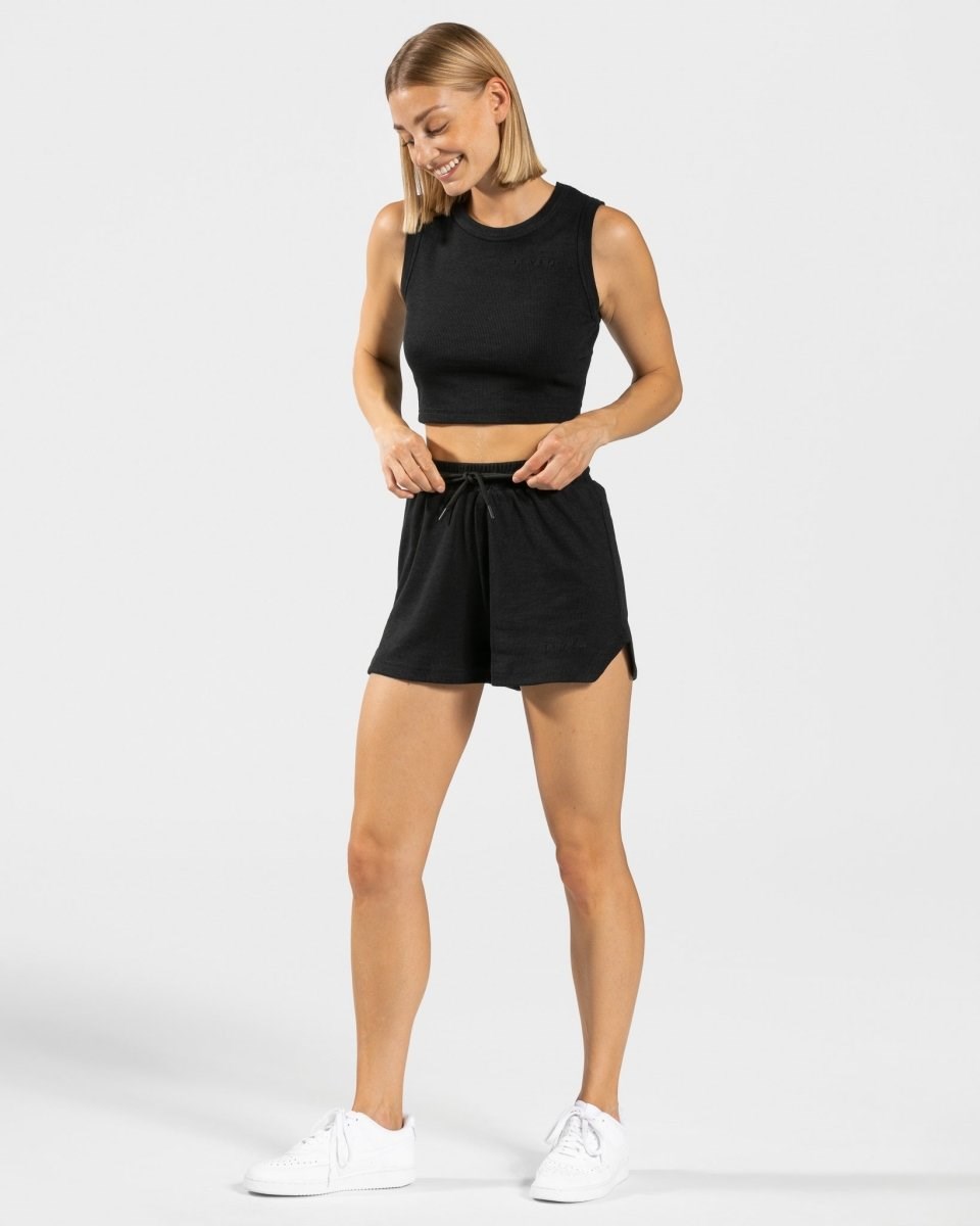 TEVEO Lounge Shorts Schwarz | 856790CVD