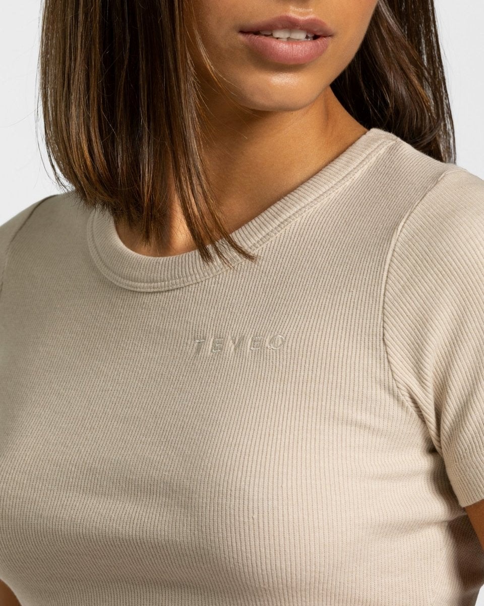 TEVEO Lounge T-Shirt Beige | 843970HFK
