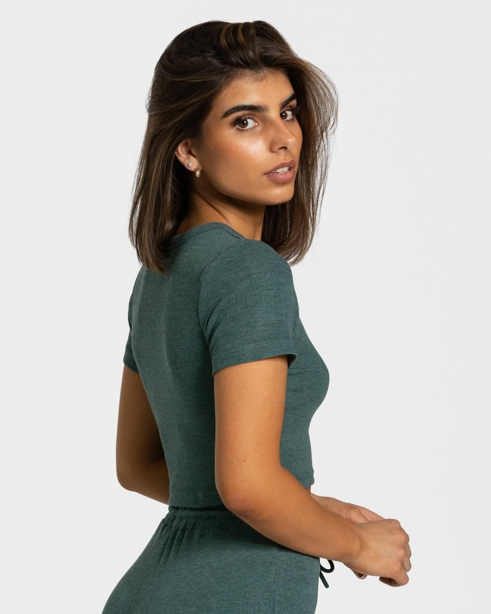 TEVEO Lounge T-Shirt Dunkelgrün | 381426XYU