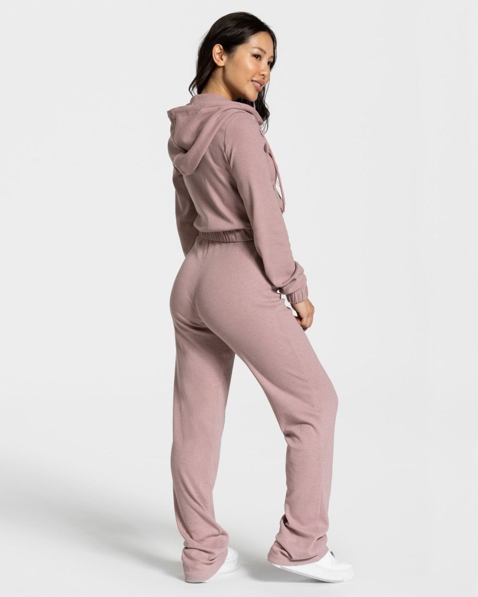 TEVEO Lounge Zip Hoodie Rosa | 046397GHO