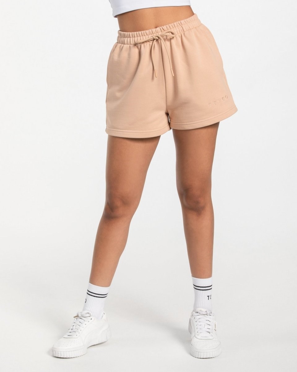 TEVEO Oversized Shorts Nude | 408375AUY