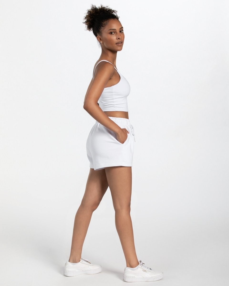 TEVEO Oversized Shorts Weiß | 594672SJV