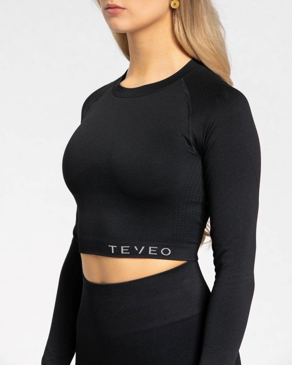 TEVEO Power Longsleeve Schwarz | 675132VSR