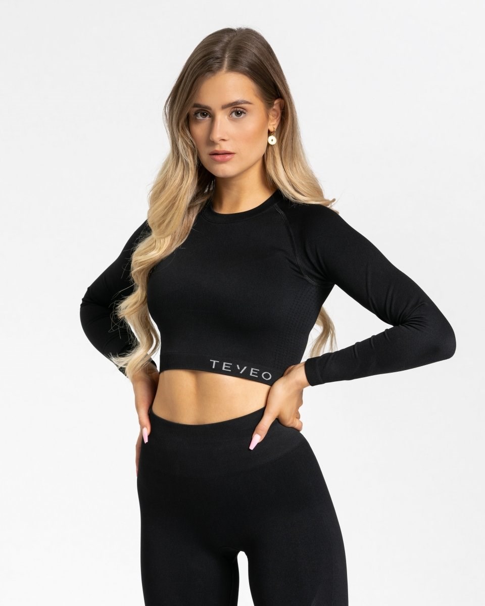 TEVEO Power Longsleeve Schwarz | 675132VSR
