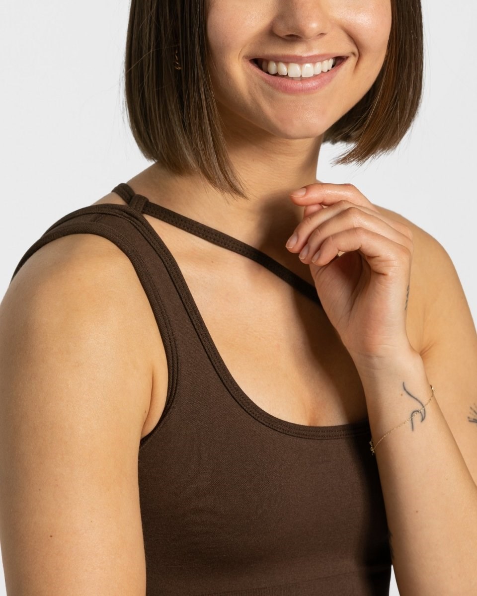TEVEO Sassy One Shoulder Bh Braun | 745061LPG