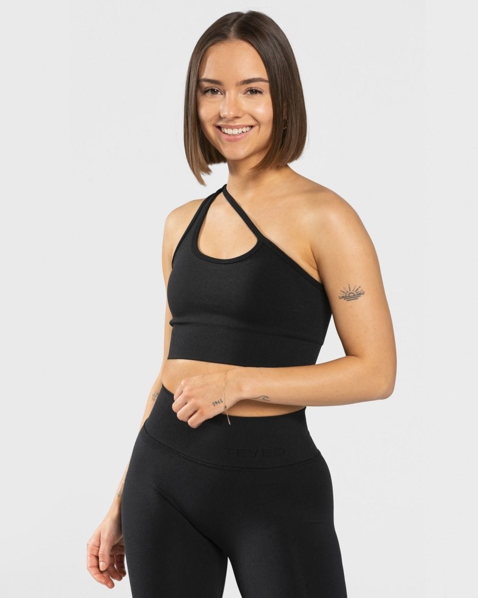 TEVEO Sassy One Shoulder Bh Schwarz | 479081WGT