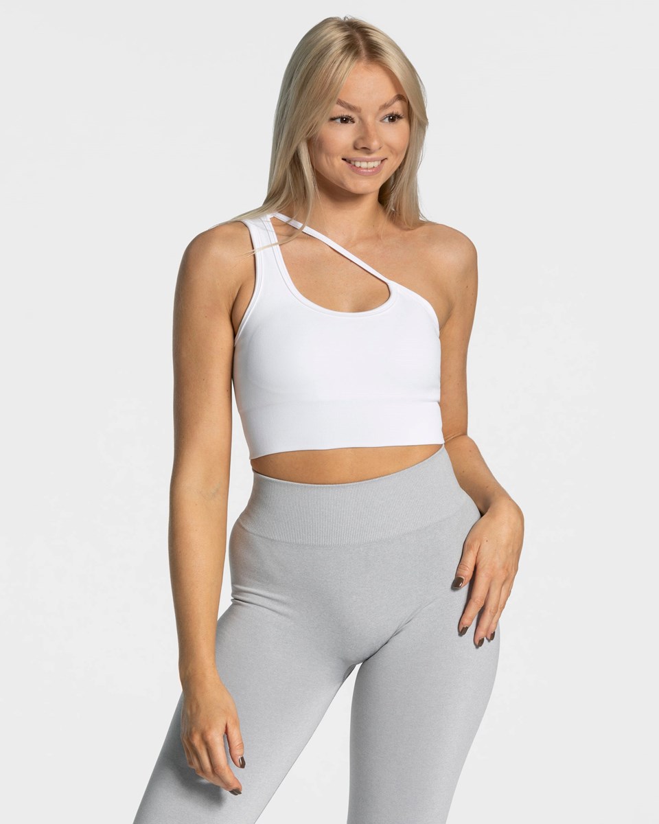 TEVEO Sassy One Shoulder Bh Weiß | 748159THO