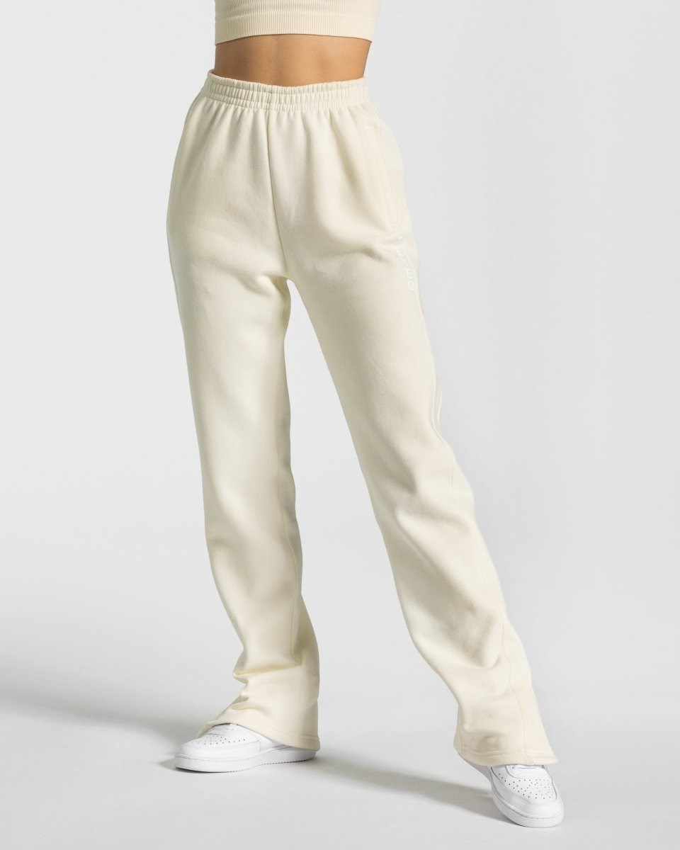 TEVEO Sassy Slit Jogger Ivory | 786310PKB