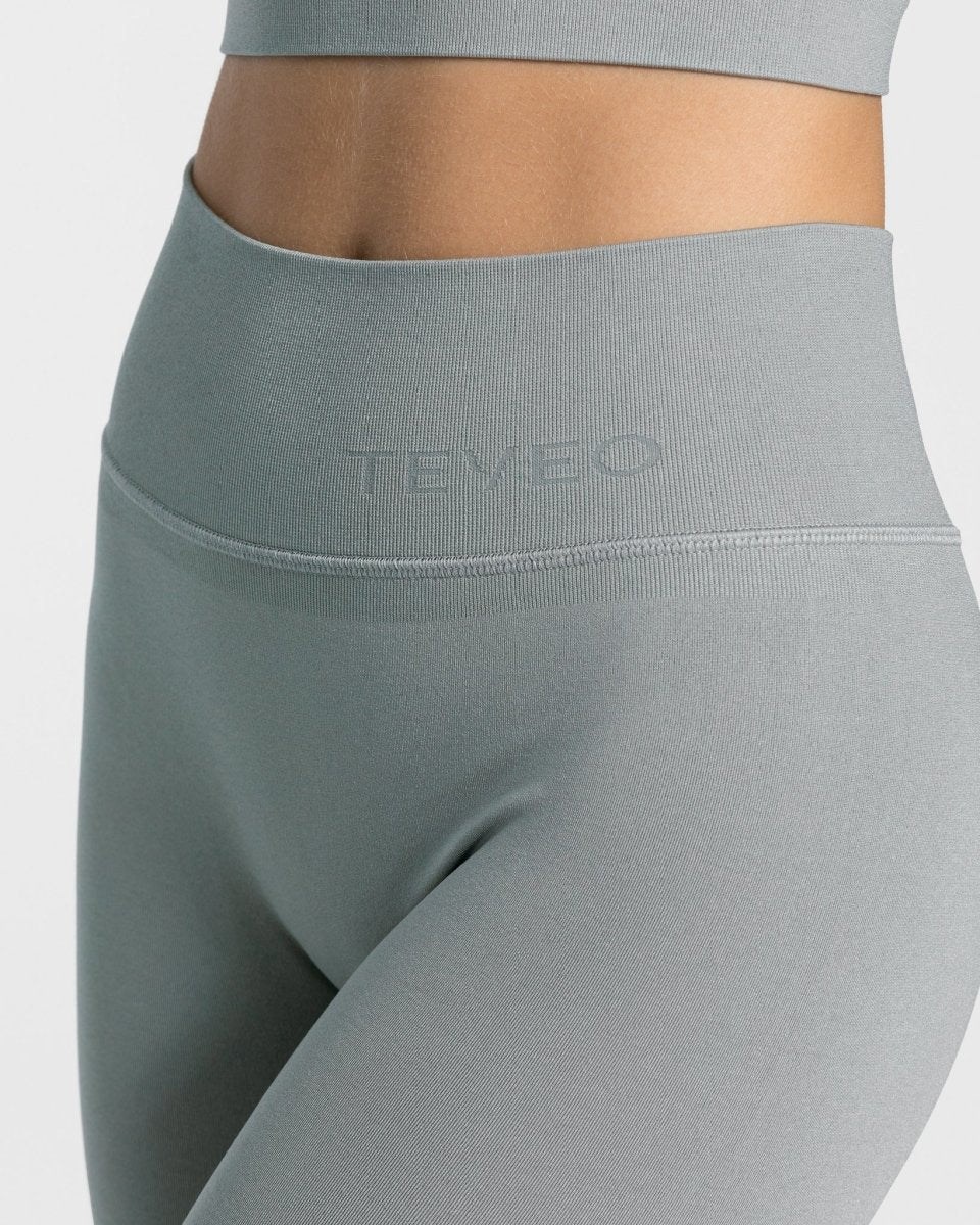 TEVEO Sassy Slit Leggings Blau | 378164VRY