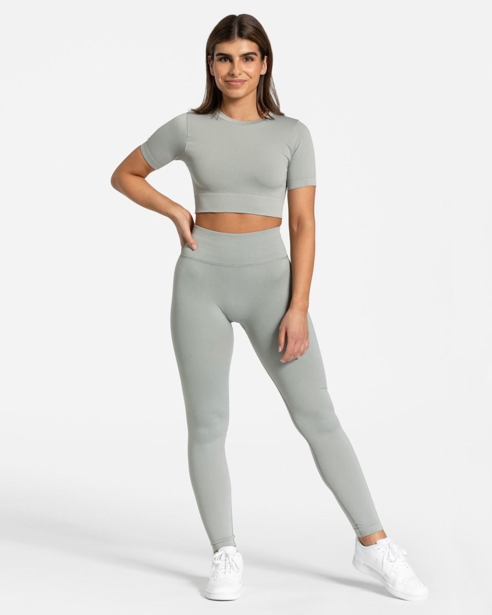 TEVEO Sensation Crop Top Gray | 620597KGF