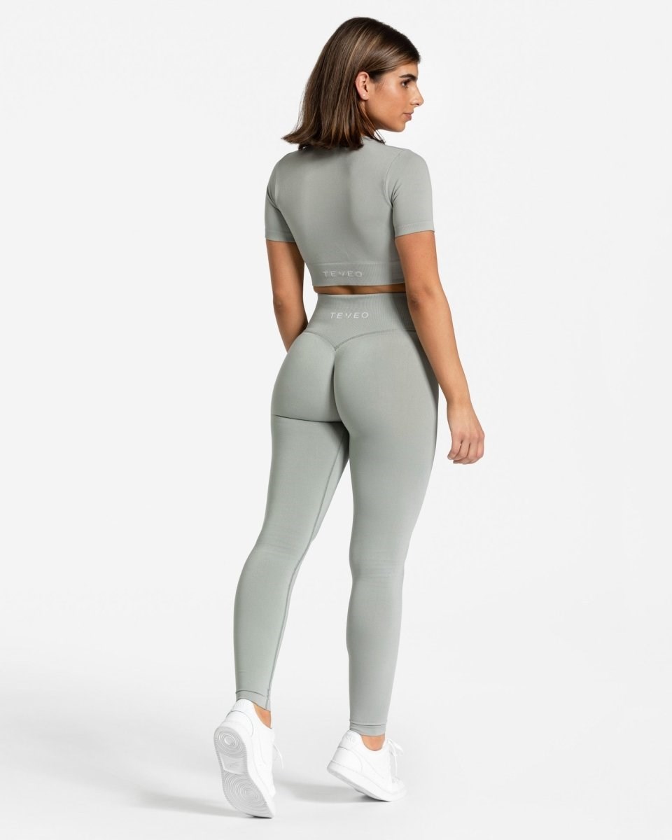 TEVEO Sensation Crop Top Gray | 620597KGF