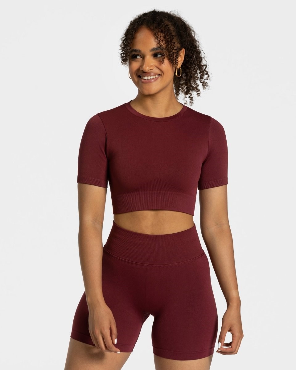 TEVEO Sensation Crop Top Rot | 256348MLG