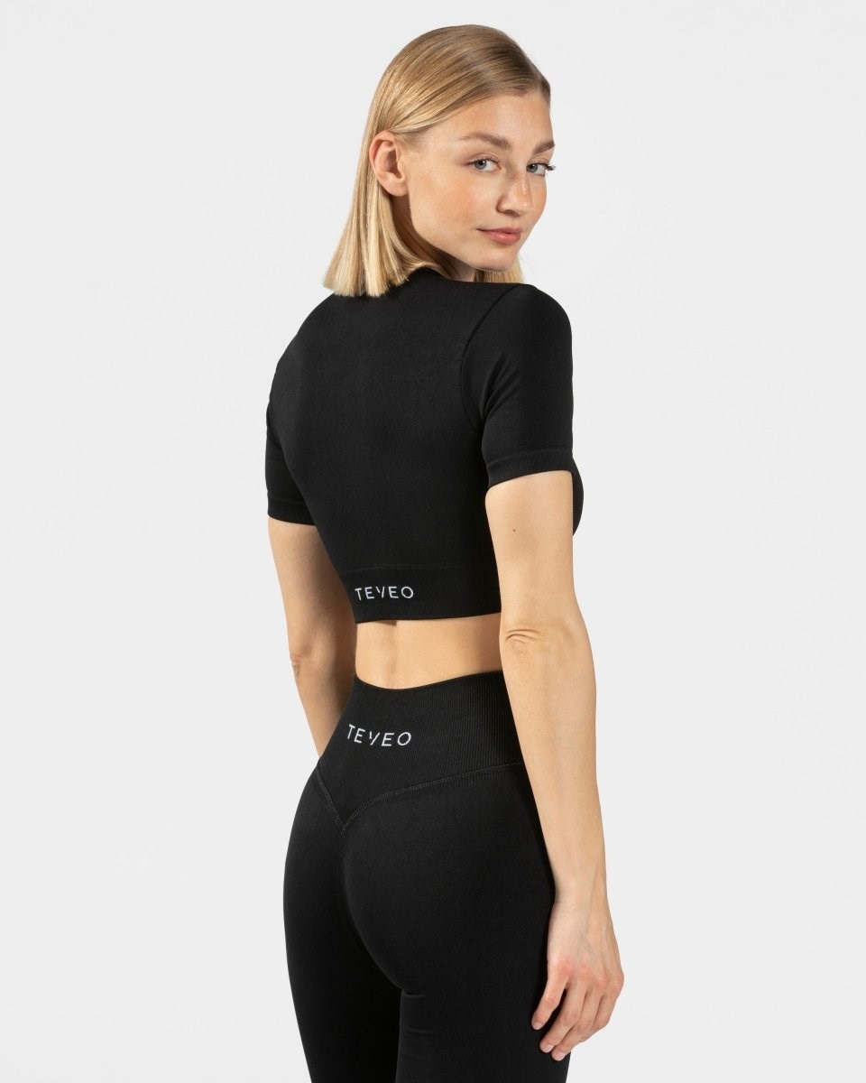 TEVEO Sensation Crop Top Schwarz | 150362LAV