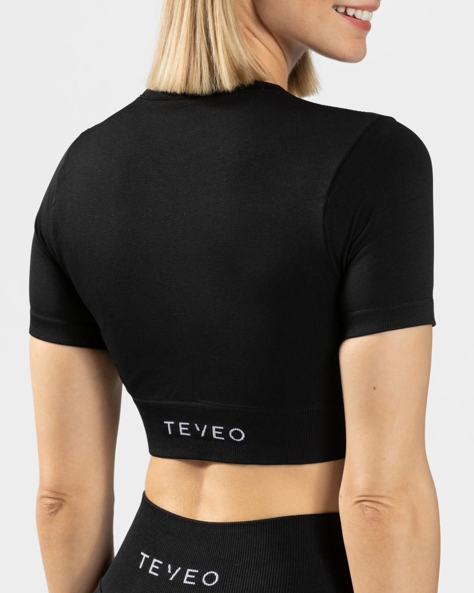 TEVEO Sensation Crop Top Schwarz | 150362LAV