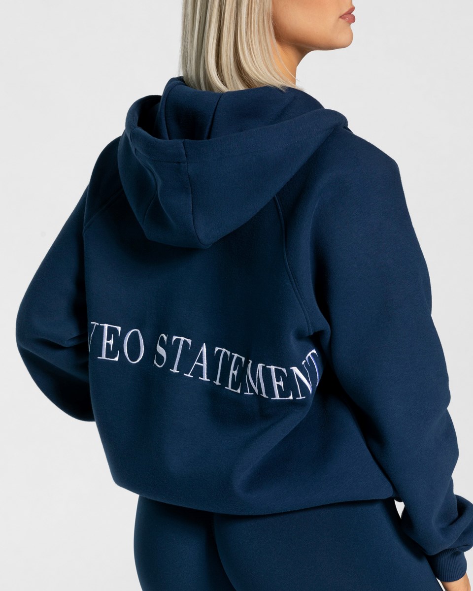 TEVEO Statement Oversized Jackets Dunkelblau | 623914COS