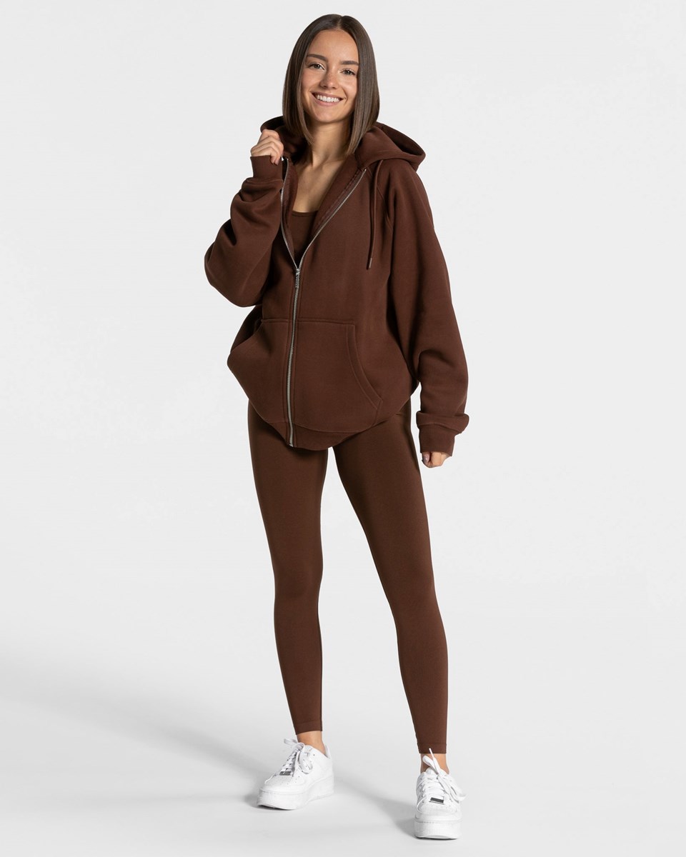 TEVEO Statement Oversized Jackets Kaffee | 357980UNY