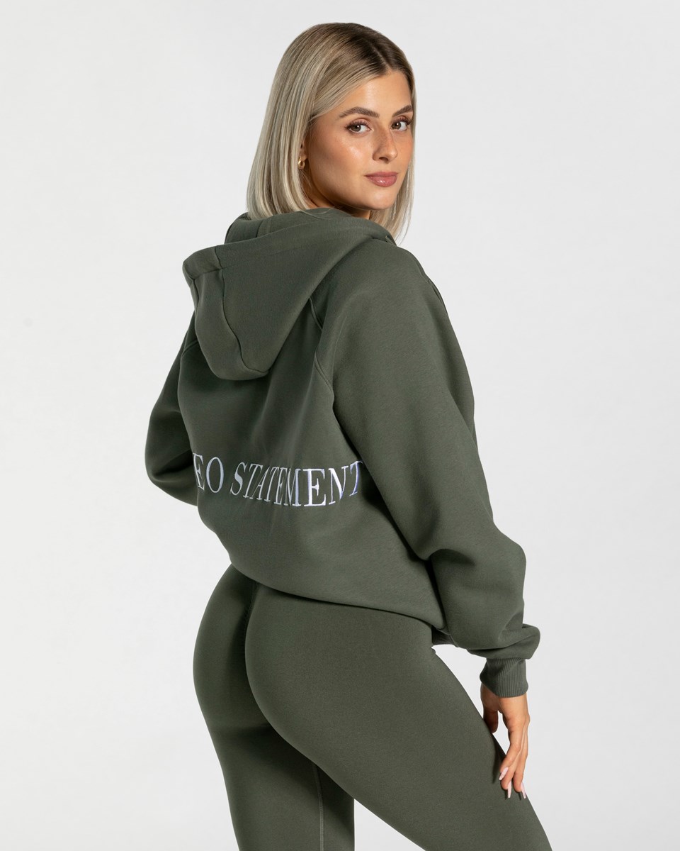 TEVEO Statement Oversized Jackets Khaki | 019572VCL