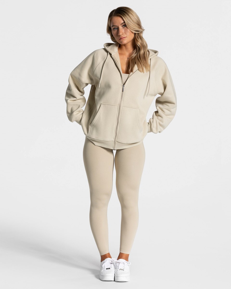 TEVEO Statement Oversized Jackets Sand | 413257NXH