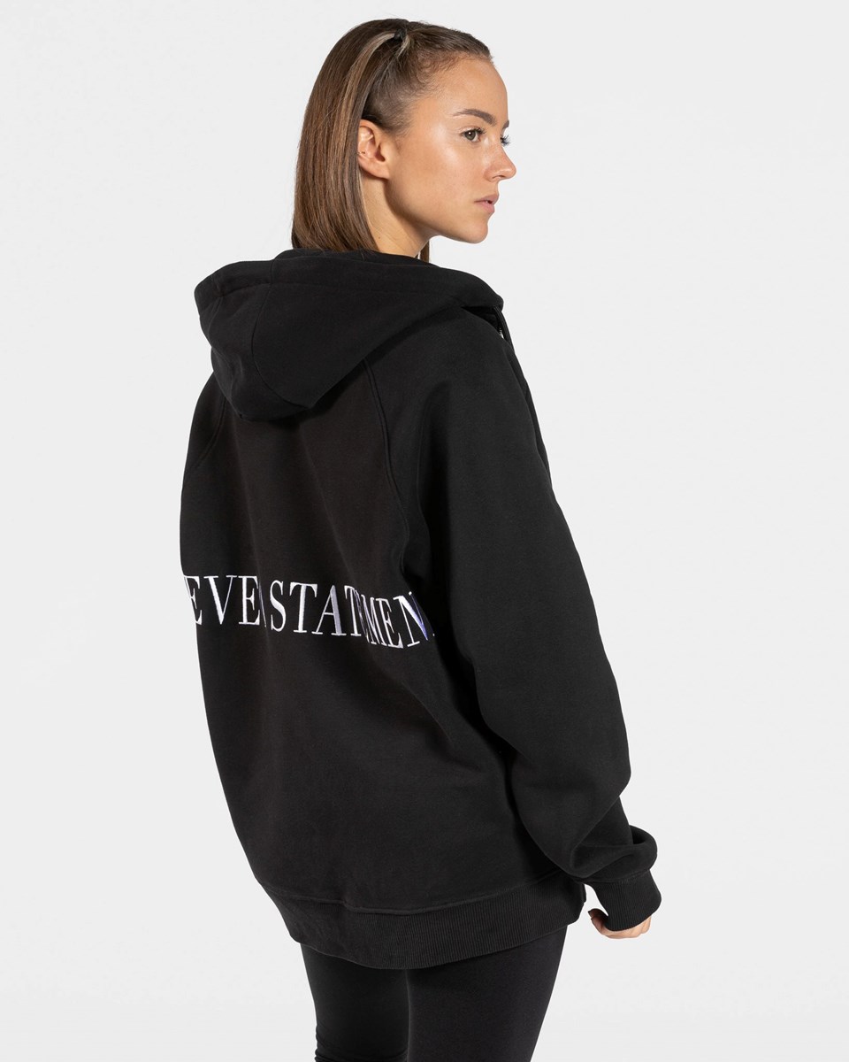 TEVEO Statement Oversized Jackets Schwarz | 348179HAM