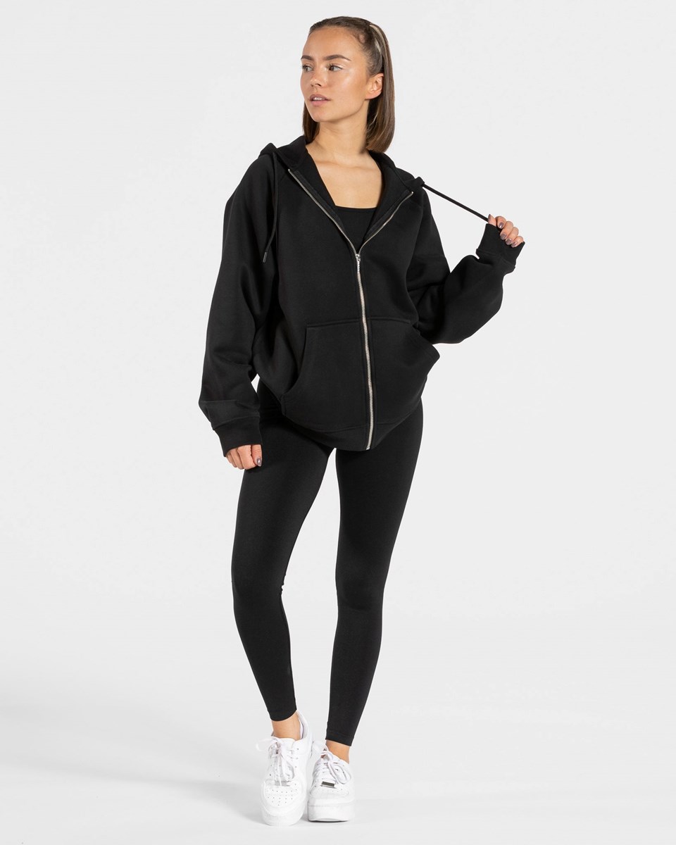 TEVEO Statement Oversized Jackets Schwarz | 348179HAM