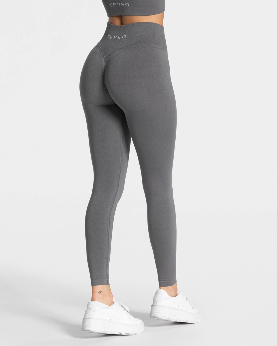 TEVEO Statement Scrunch Leggings Graphit | 264839VZK