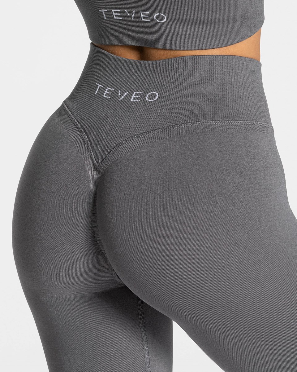 TEVEO Statement Scrunch Leggings Graphit | 264839VZK