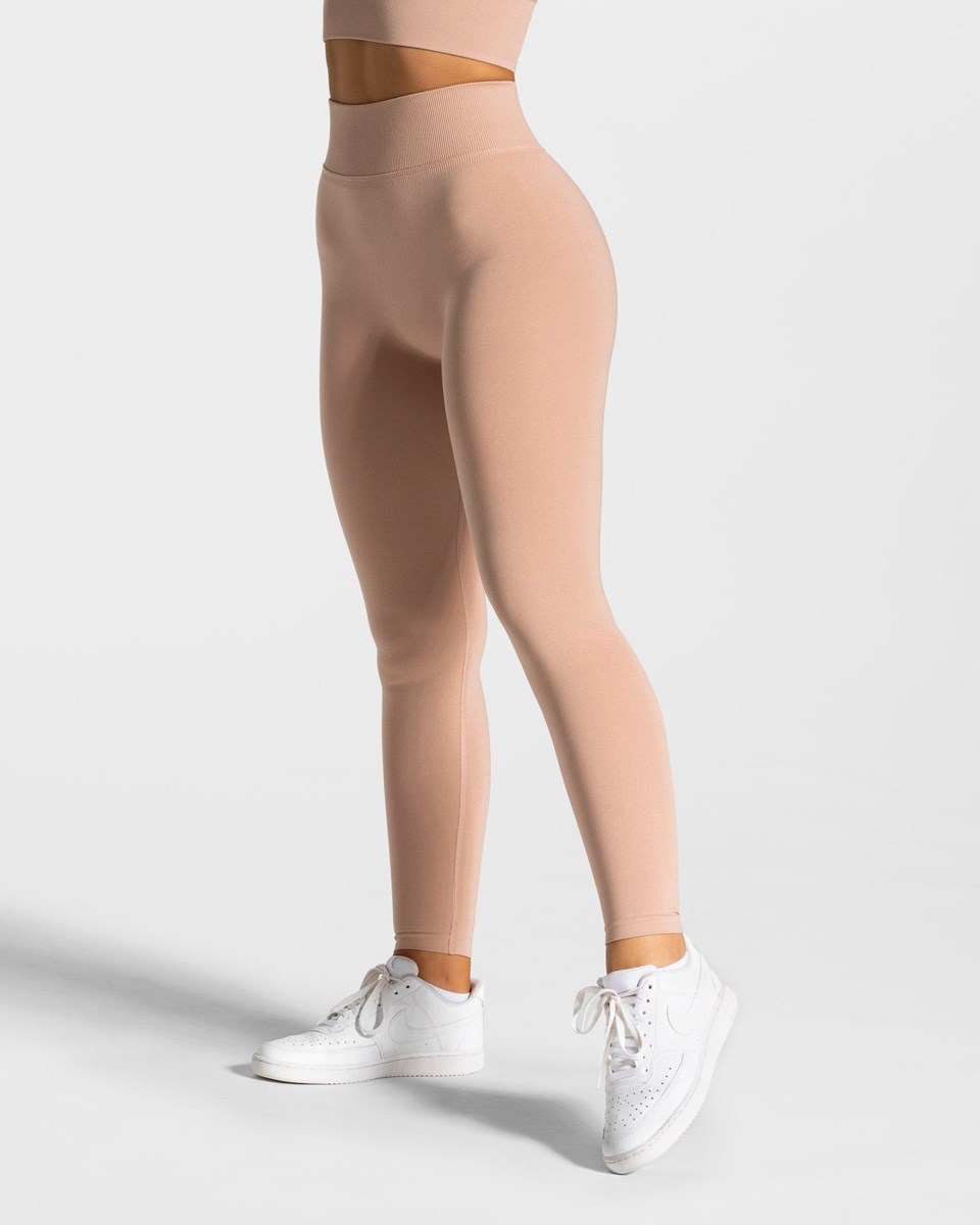 TEVEO Statement Scrunch Leggings Rosa | 729386OEL
