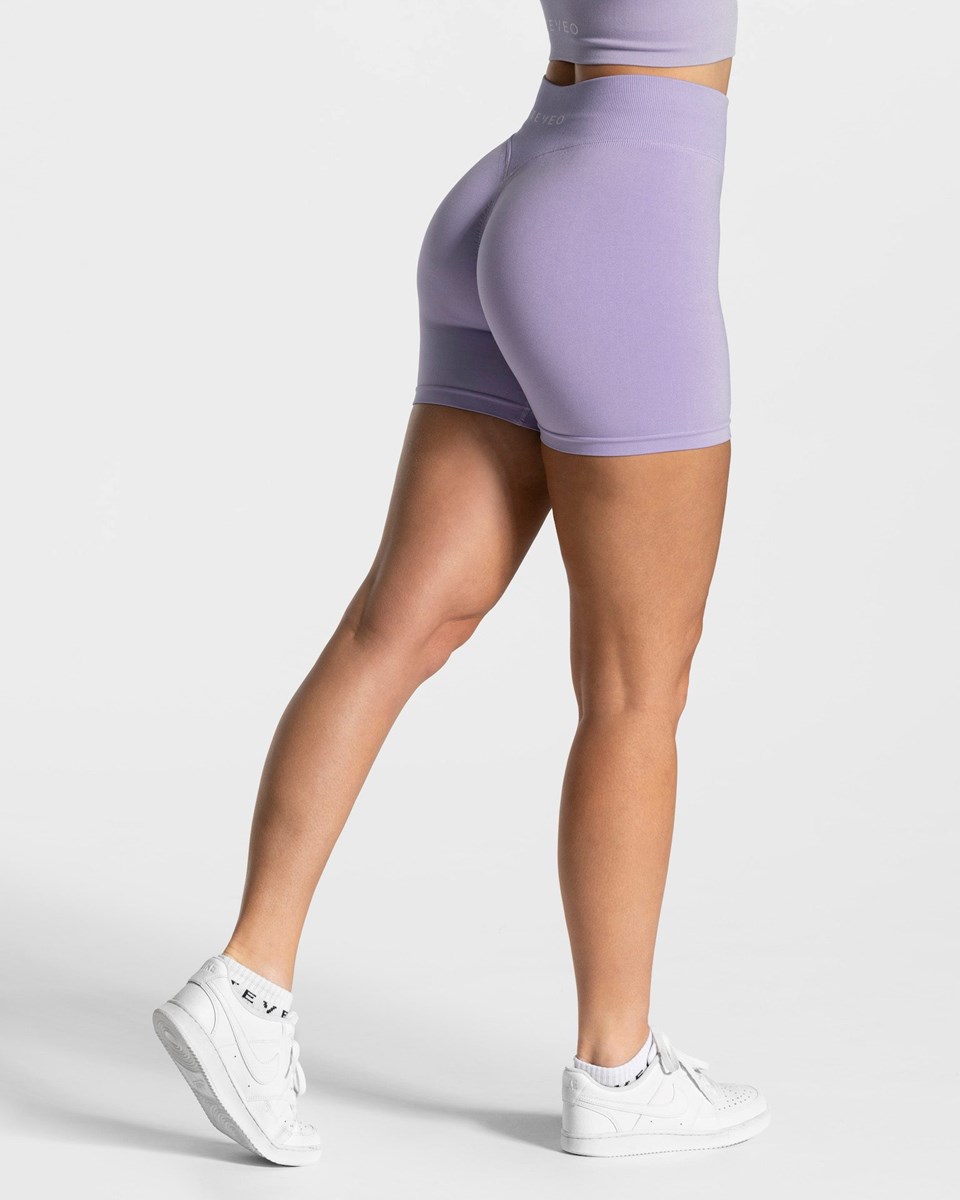 TEVEO Statement Scrunch Shorts Flieder | 395106NGB